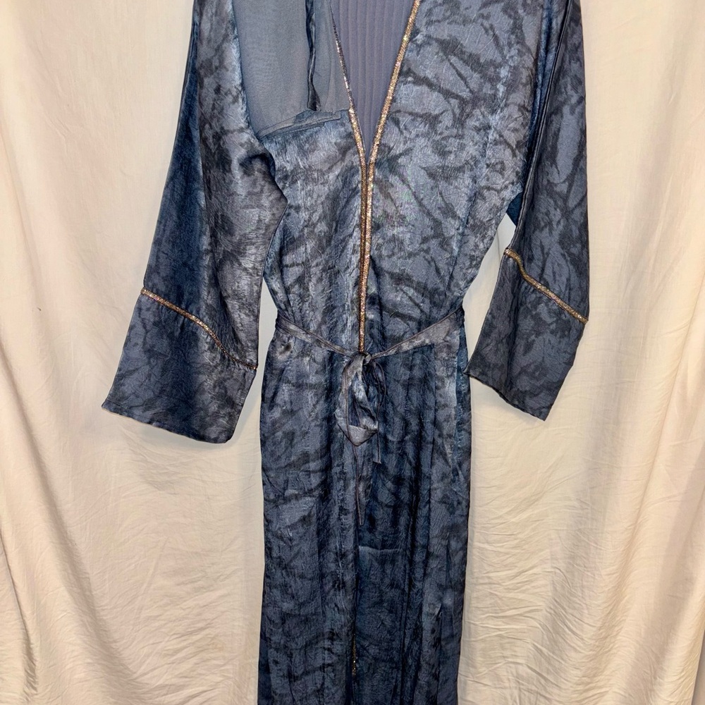Blue Abaya set